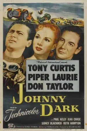 Johnny Dark (1954) White T-Shirt - idPoster.com