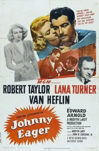Johnny Eager (1942) White T-Shirt - idPoster.com
