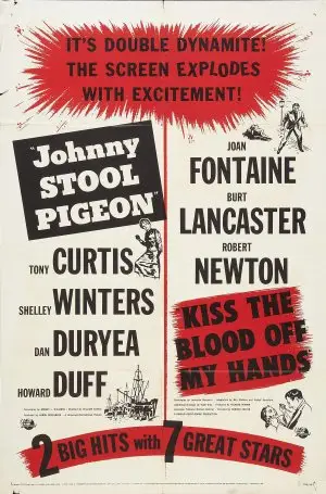 Johnny Stool Pigeon (1949) Men's Colored Hoodie - idPoster.com