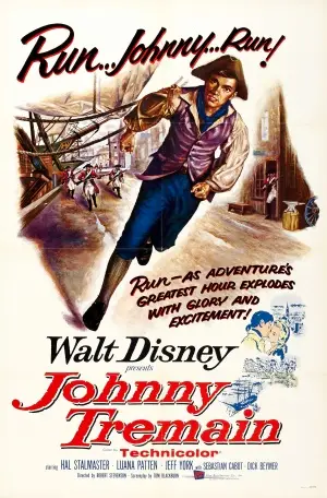 Johnny Tremain (1957) Men's Colored  Long Sleeve T-Shirt - idPoster.com
