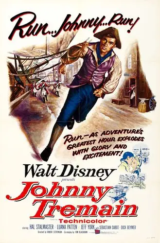 Johnny Tremain (1957) Men's Colored T-Shirt - idPoster.com
