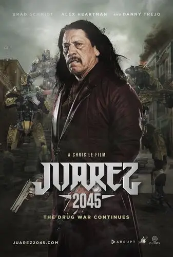 Juarez 2045 (2015) White T-Shirt - idPoster.com