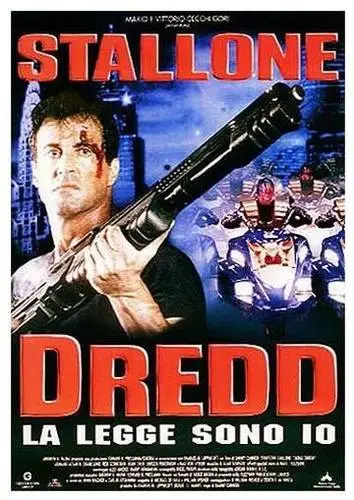 Judge Dredd (1995) Men's Colored T-Shirt - idPoster.com