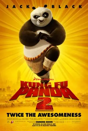 Kung Fu Panda 2 (2011) White T-Shirt - idPoster.com
