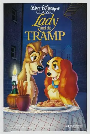 Lady and the Tramp (1955) Women's Colored Hoodie - idPoster.com