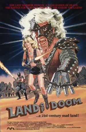 Land of Doom (1986) Men's Colored Hoodie - idPoster.com
