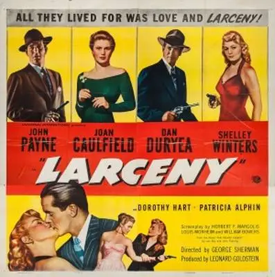 Larceny (1948) White T-Shirt - idPoster.com