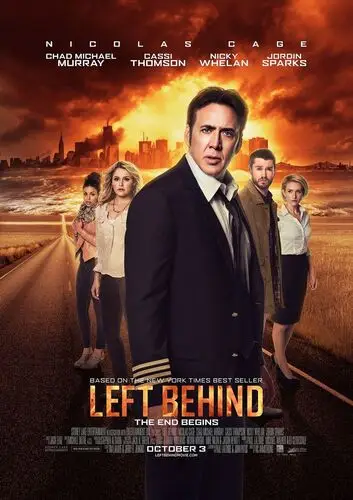 Left Behind (2014) White T-Shirt - idPoster.com