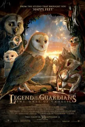 Legend of the Guardians: The Owls of GaHoole(2010) White T-Shirt - idPoster.com