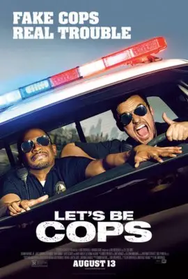 Let's Be Cops (2014) Women's Colored T-Shirt - idPoster.com