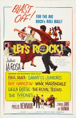 Let's Rock (1958) Women's Colored T-Shirt - idPoster.com