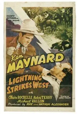 Lightning Strikes West (1940) Women's Colored Hoodie - idPoster.com