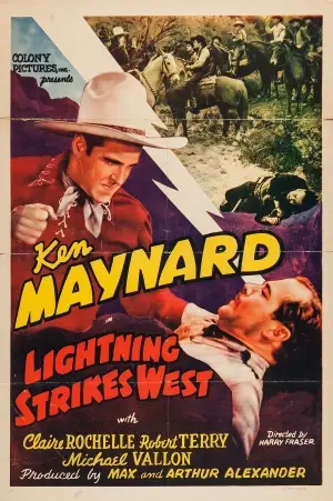 Lightning Strikes West (1940) Wall Poster picture 395287