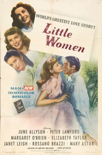 Little Women (1949) Women's Colored Hoodie - idPoster.com