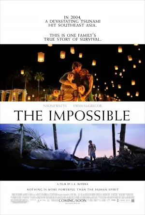Lo imposible (2012) White T-Shirt - idPoster.com