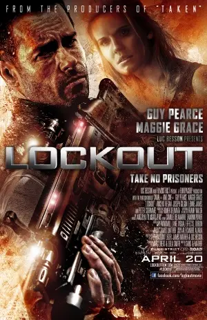 Lockout (2012) White T-Shirt - idPoster.com