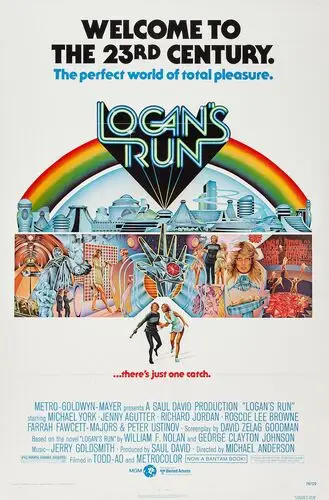 Logan's Run (1976) White Tank-Top - idPoster.com