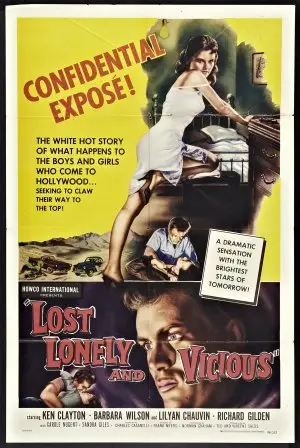 Lost, Lonely and Vicious (1958) Men's Colored T-Shirt - idPoster.com