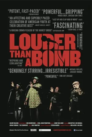 Louder Than a Bomb (2010) White T-Shirt - idPoster.com