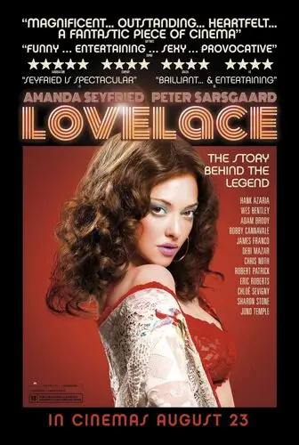 Lovelace (2013) White T-Shirt - idPoster.com
