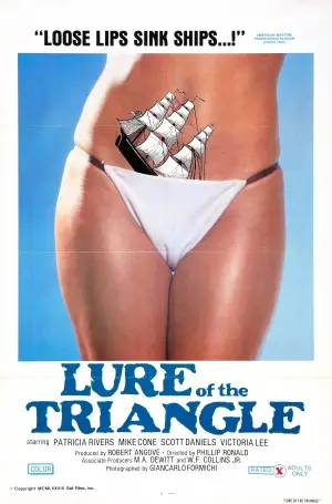 Lure of the Triangle (1977) White T-Shirt - idPoster.com
