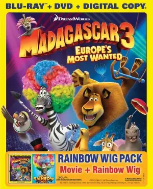 Madagascar 3: Europe's Most Wanted (2012) Men's Colored  Long Sleeve T-Shirt - idPoster.com