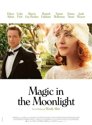 Magic in the Moonlight (2014) White T-Shirt - idPoster.com