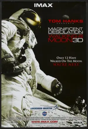 Magnificent Desolation: Walking on the Moon 3D(2005) Drawstring Backpack - idPoster.com