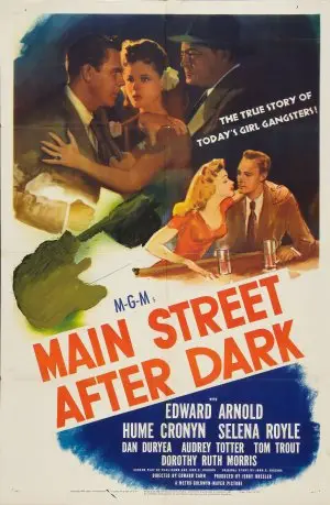 Main Street After Dark (1945) White T-Shirt - idPoster.com