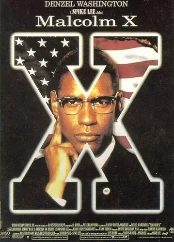 Malcolm X (1992) Drawstring Backpack - idPoster.com