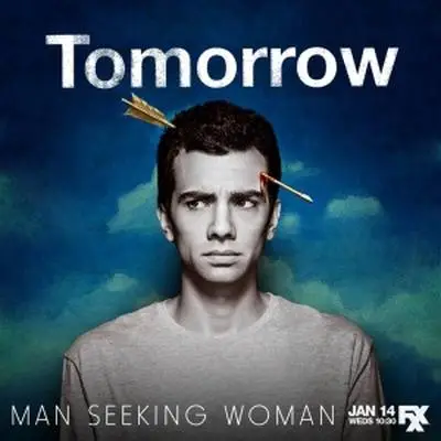 Man Seeking Woman (2015) White T-Shirt - idPoster.com