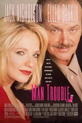 Man Trouble (1992) White T-Shirt - idPoster.com