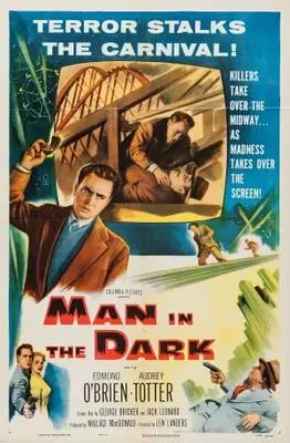 Man in the Dark (1953) Drawstring Backpack - idPoster.com