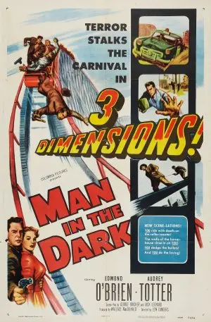 Man in the Dark (1953) White T-Shirt - idPoster.com