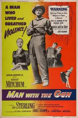Man with the Gun (1955) Women's Colored T-Shirt - idPoster.com