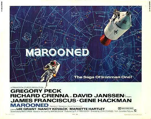 Marooned (1969) White T-Shirt - idPoster.com