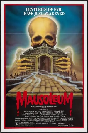 Mausoleum (1983) Drawstring Backpack - idPoster.com