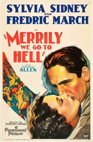 Merrily We Go to Hell (1932) Men's Colored Hoodie - idPoster.com