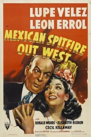 Mexican Spitfire Out West (1940) Men's Colored T-Shirt - idPoster.com