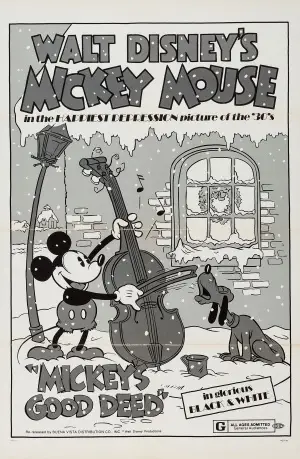 Mickey's Good Deed (1932) White T-Shirt - idPoster.com