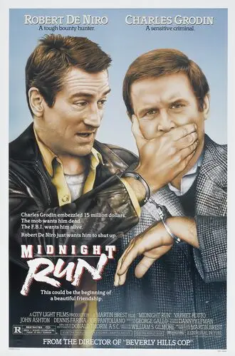 Midnight Run (1988) Men's Colored  Long Sleeve T-Shirt - idPoster.com