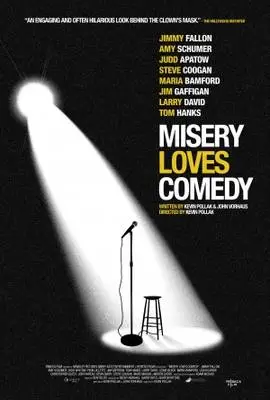 Misery Loves Comedy (2014) White T-Shirt - idPoster.com