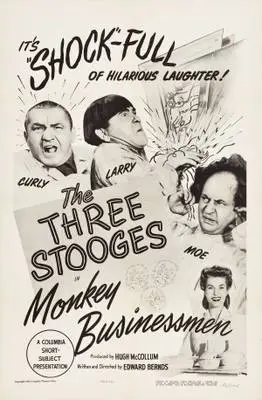 Monkey Businessmen (1946) White T-Shirt - idPoster.com