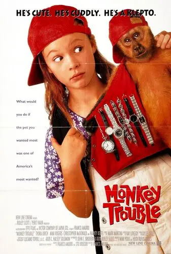Monkey Trouble (1994) White T-Shirt - idPoster.com