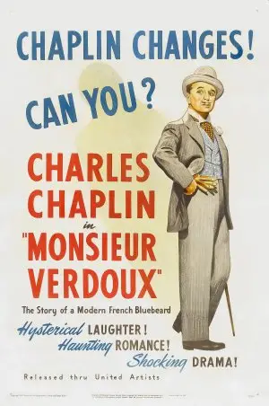 Monsieur Verdoux (1947) Men's Colored  Long Sleeve T-Shirt - idPoster.com