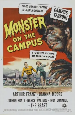Monster on the Campus (1958) Men's Colored Hoodie - idPoster.com