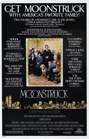 Moonstruck (1987) White T-Shirt - idPoster.com