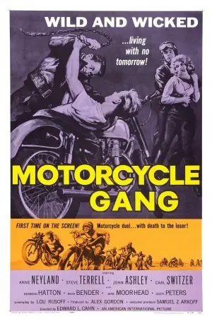 Motorcycle Gang (1957) White T-Shirt - idPoster.com