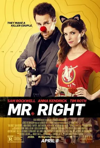 Mr. Right (2016) Baseball Cap - idPoster.com