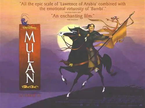 Mulan (1998) White Tank-Top - idPoster.com